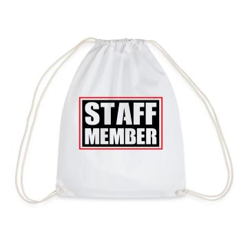 Membres du personnel - Sac de sport léger - blanc - Devant