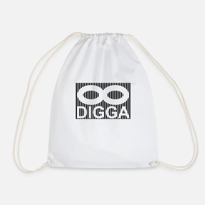 DIGGA - Turnbeutel - Weiß