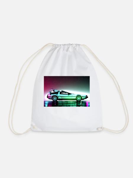 delorean - Turnbeutel - Weiß