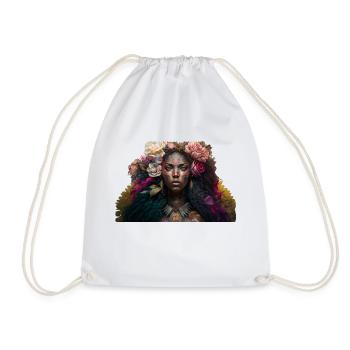Voodoo Woman Geschenk - Turnbeutel - Weiß - Vorne