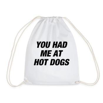 Chien Hund - Sac de sport léger - blanc - Devant