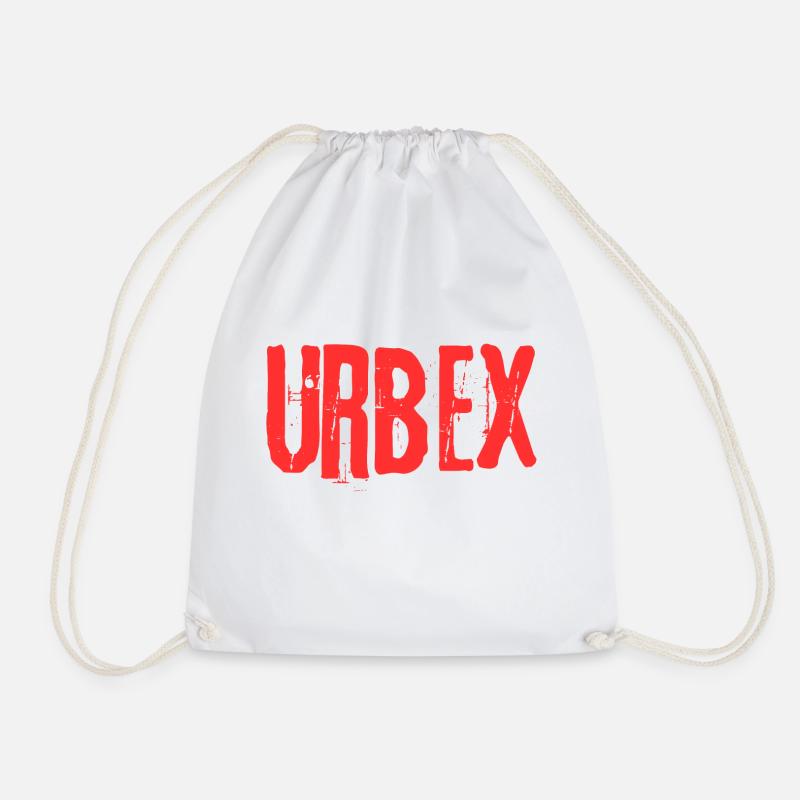 Urban exploration: discover urbex in style - Drawstring Bag - white