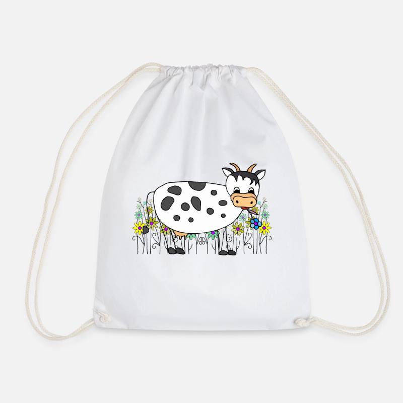 Vache - Sac de sport léger - blanc