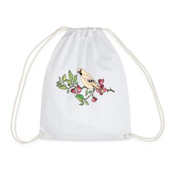Oiseau - Sac de sport léger - blanc - Devant