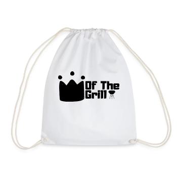 King Of The Grill - Drawstring Bag - white - Front