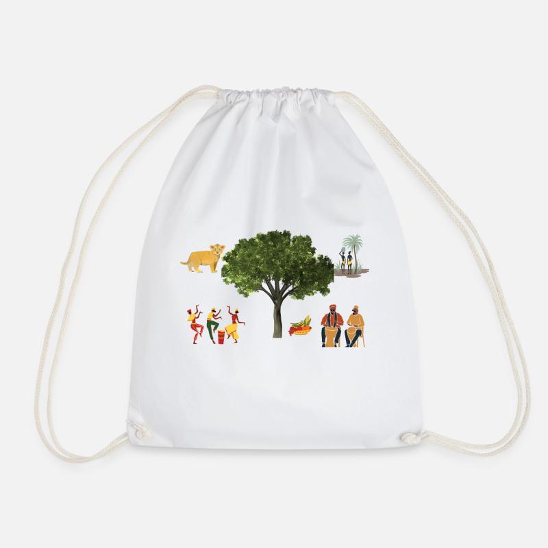 savane - Sac de sport léger - blanc