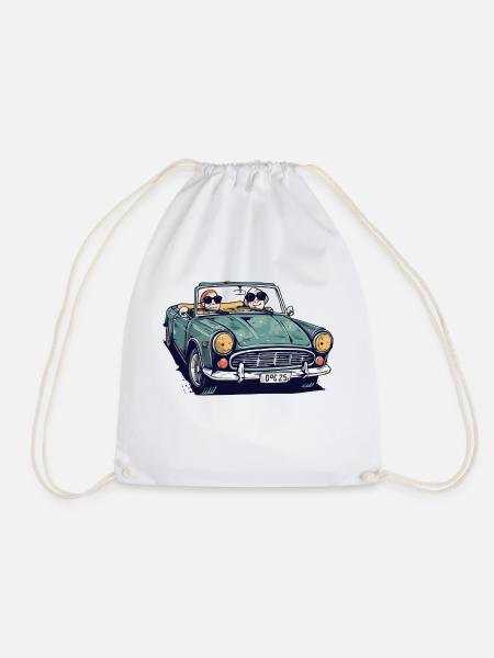 Denise et roger en cabriolet - Sac de sport léger - blanc