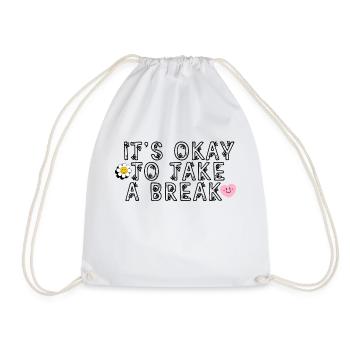 C’est bien de faire une pause - Sac de sport léger - blanc - Devant