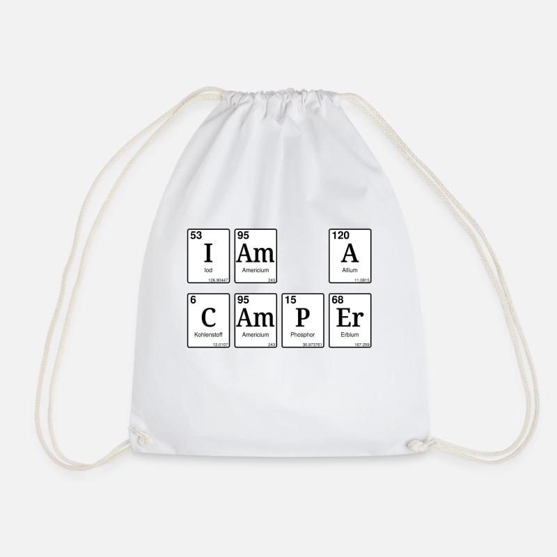 I am a camper - Turnbeutel - Weiß