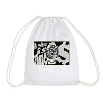 The real luxury is time - Sac de sport léger - blanc - Devant