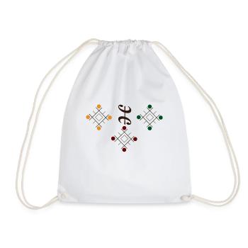 design berbère amazigh kabyle - Sac de sport léger - blanc - Devant