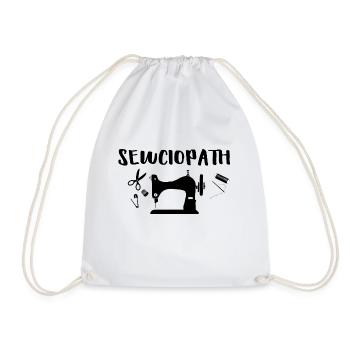 Sewciopath - Sewer Shirt - Turnbeutel - Weiß - Vorne