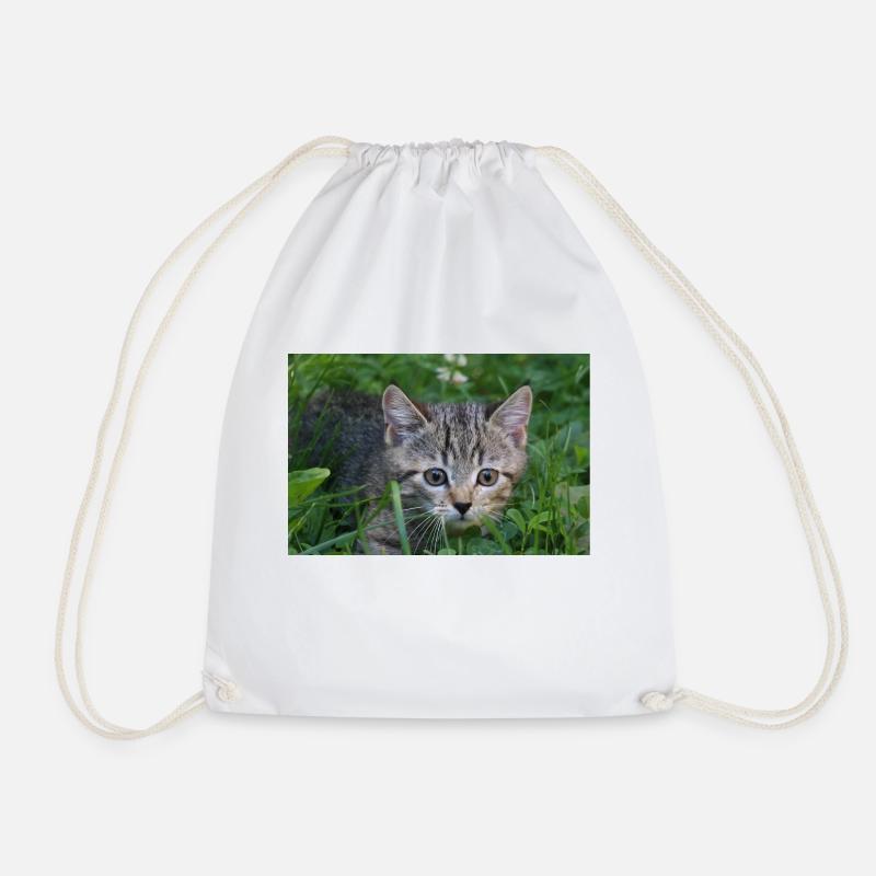 Katzen - Turnbeutel - Weiß