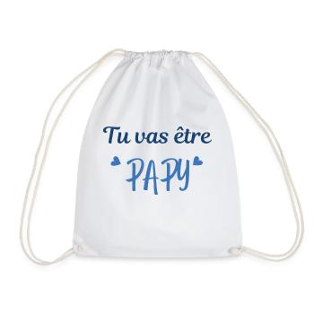 Tu va être PAPY - Sac de sport léger - blanc - Devant