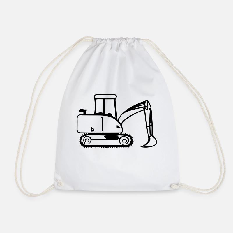 Gräber - Turnbeutel - Weiß