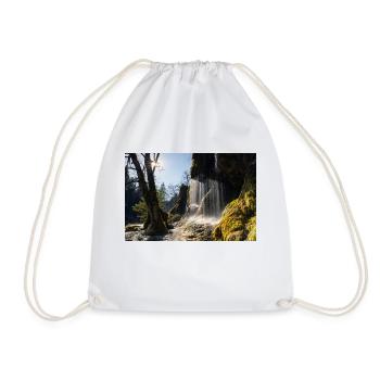 Veil Falls - Drawstring Bag - white - Front