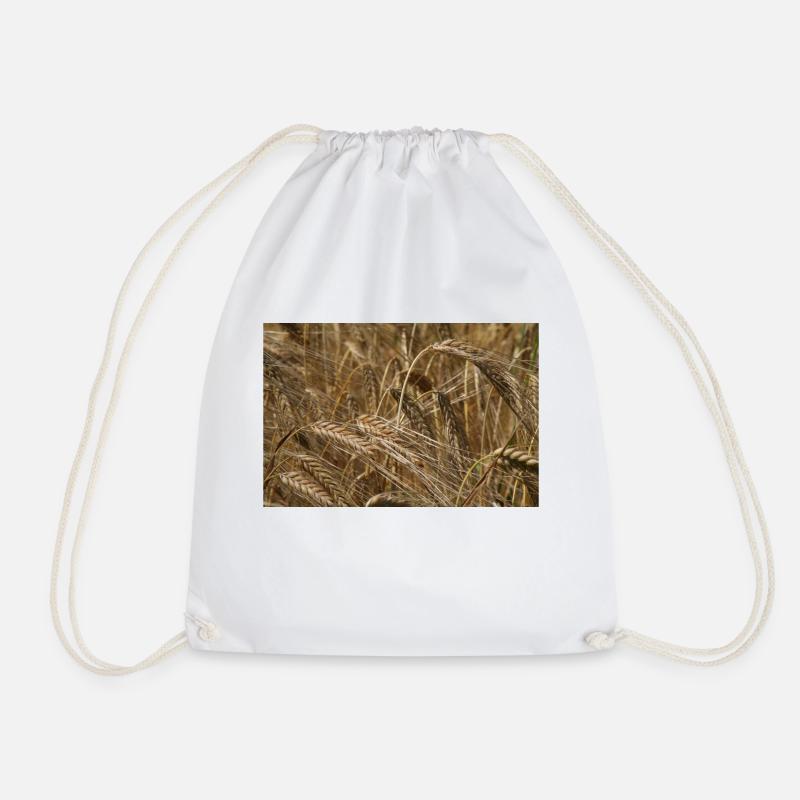 WHEATFIELD - Drawstring Bag - white