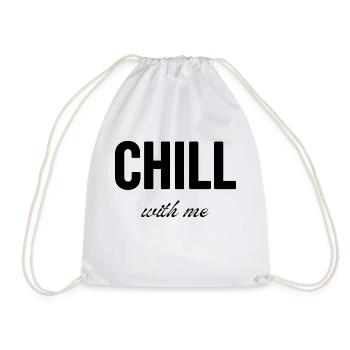 Chill with me - Sac de sport léger - blanc - Devant