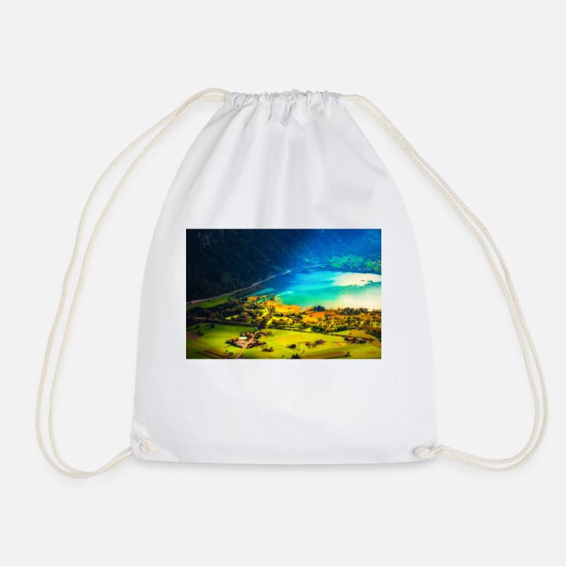 SEA LIGHT - Drawstring Bag - white