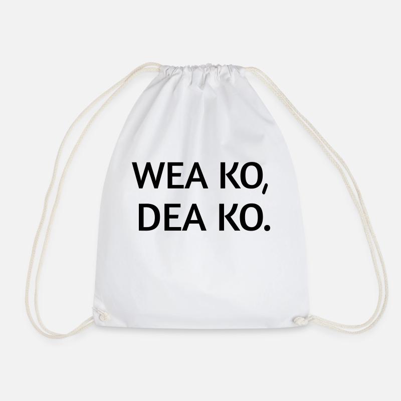 Wea ko dea ko - Sac de sport léger - blanc
