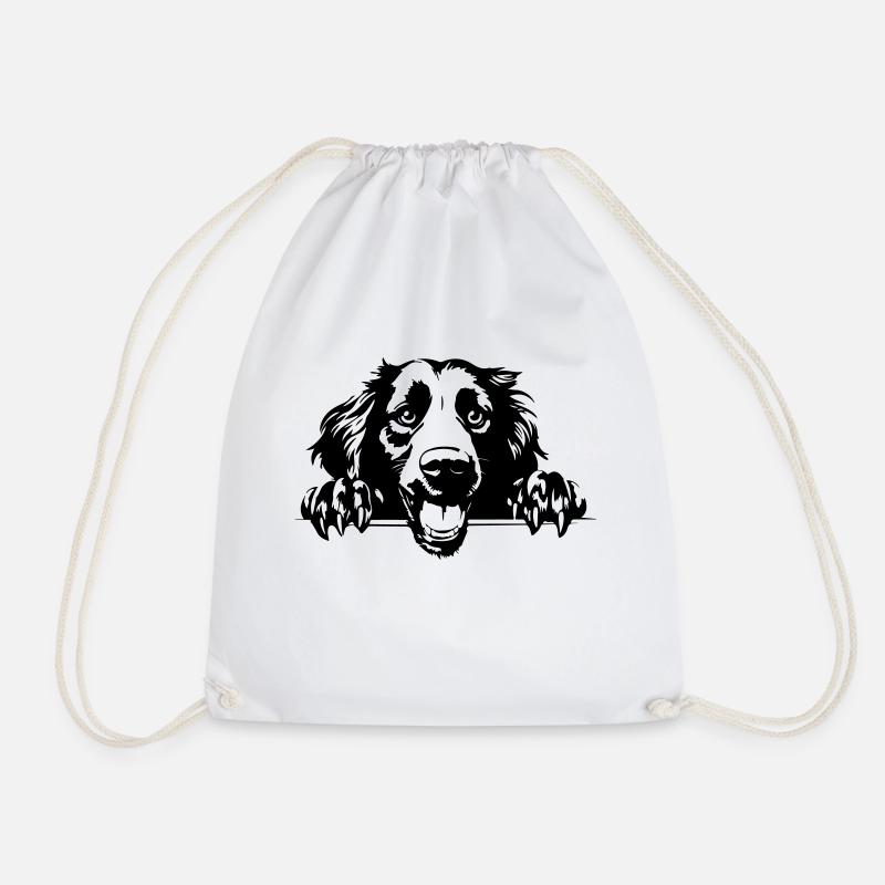 Treuer Retriever - Turnbeutel - Weiß