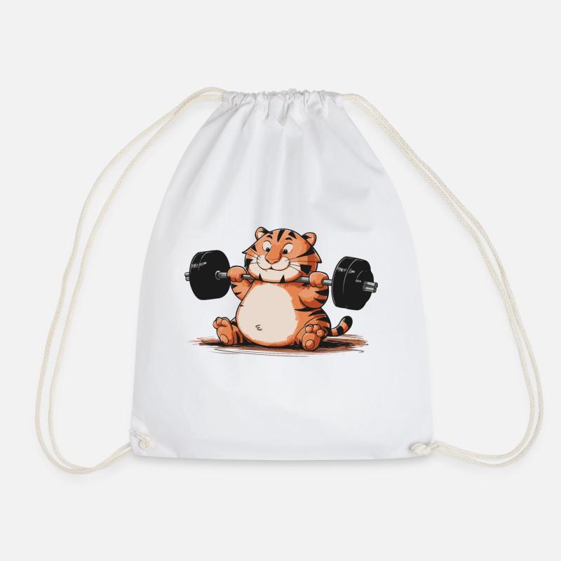 TIGER FITNESSSTUDIO - Turnbeutel - Weiß