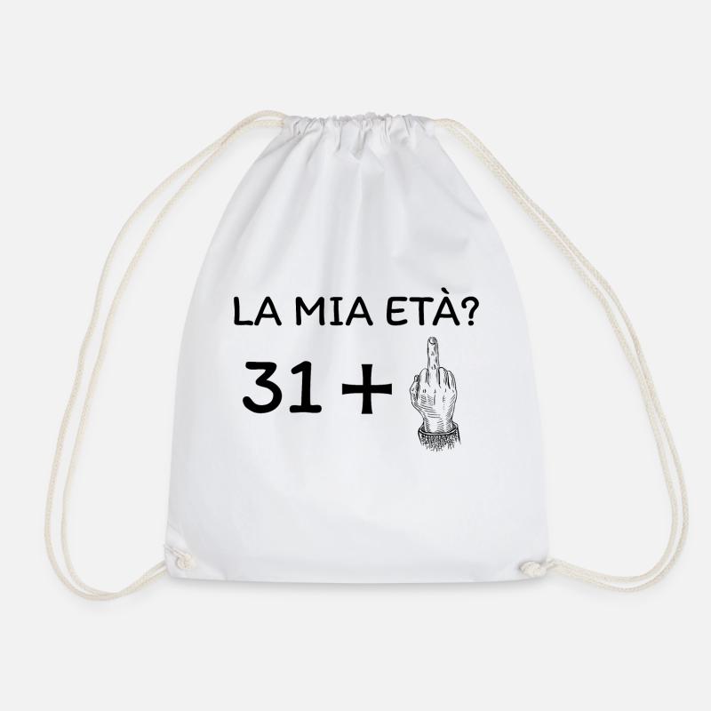 My age32 - Drawstring Bag - white
