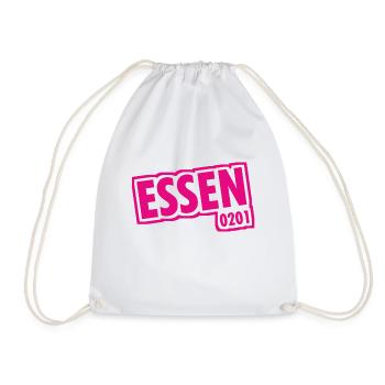 Essen - 0201 - Indicatif régional - Slogan - Sac de sport léger - blanc - Devant