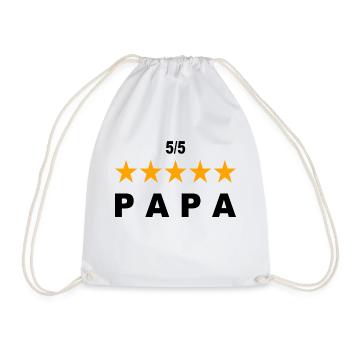 Dad Father Saying Gift Father's Day - Drawstring Bag - white - Front