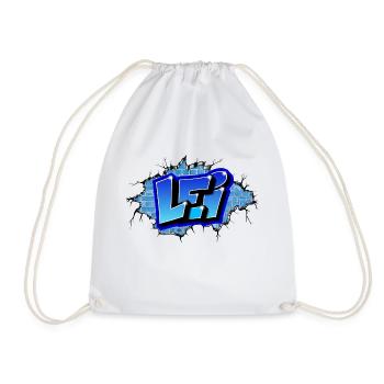 GRAFFITI FIRST NAME LEI PRINTABLE BY MAX THE TAGGER - Drawstring Bag - white - Front