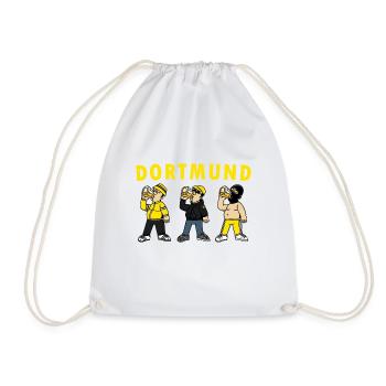 Dortmund Beer Drinkers For Football Fans - Drawstring Bag - white - Front