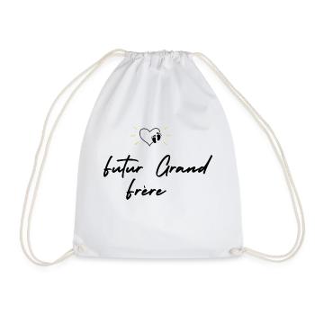 Futur grand frère - annonce futur grand frère - Sac de sport léger - blanc - Devant