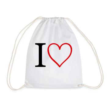Cœur I Cœur - Sac de sport léger - blanc - Devant