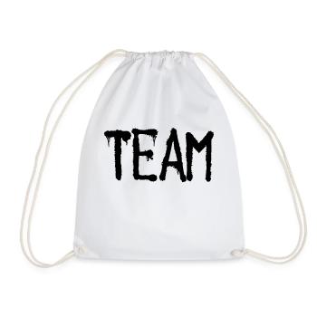 team - Drawstring Bag - white - Front
