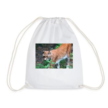 Lynx d’Eurasie ou lynx du Nord - Sac de sport léger - blanc - Devant