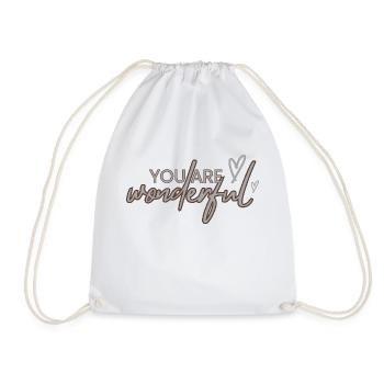 Vous êtes merveilleux - Sac de sport léger - blanc - Devant