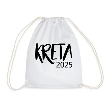 Kreta 2025 - Turnbeutel - Weiß - Vorne