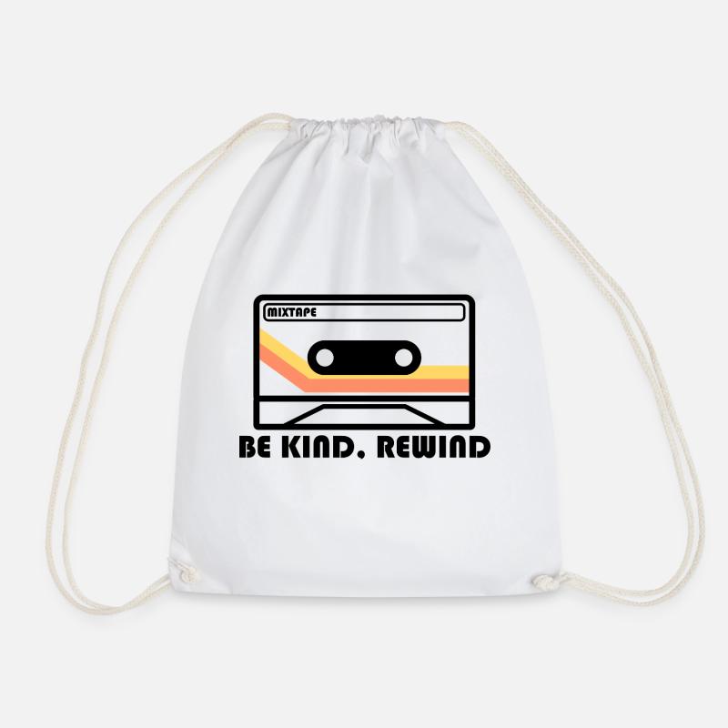 « Be Kind, Rewind » - Conception de 📼 bande - Sac de sport léger - blanc