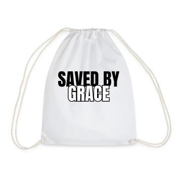 Moderne Minimaliste Sauvé par Grace Vêtements - Sac de sport léger - blanc - Devant