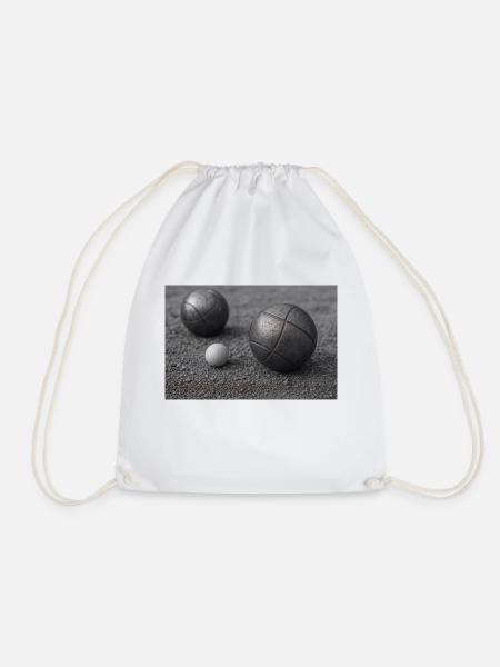 Sport - Boule - Turnbeutel - Weiß