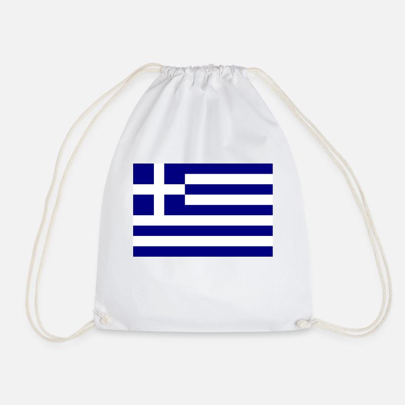 Drapeau Athènes Grèce - Sac de sport léger - blanc