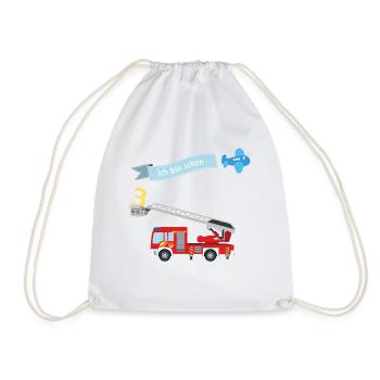3ème anniversaire du service d'incendie - Sac de sport léger - blanc - Devant