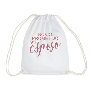 Esposo Husband To Be Groom Married Men Wedding - Drawstring Bag - white - Front