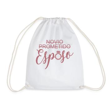 Esposo Husband To Be Groom Married Men Wedding - Drawstring Bag - white - Front