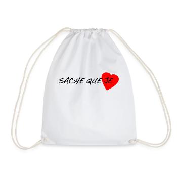 sache_que_je - Sac de sport léger - blanc - Devant