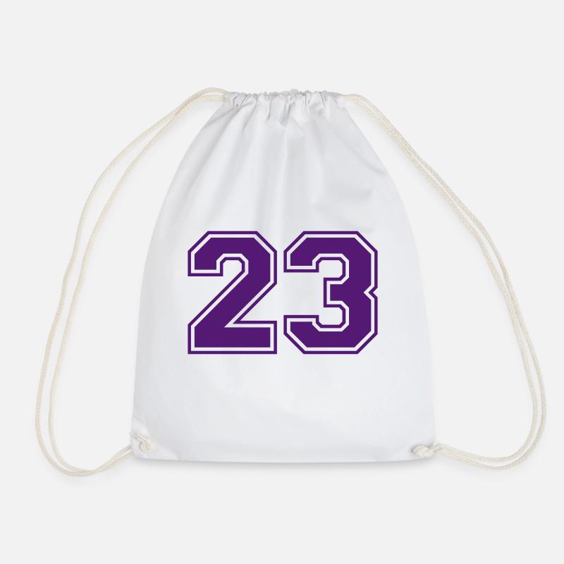 23 - Drawstring Bag - white