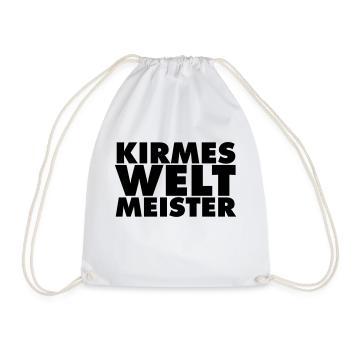 kirmes-welt-meister - Turnbeutel - Weiß - Vorne