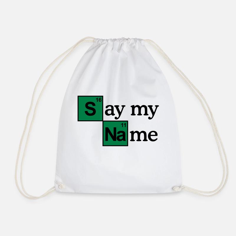 Say my name - Turnbeutel - Weiß