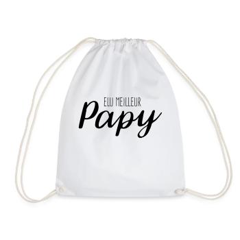 Elu meilleur papy - Sac de sport léger - blanc - Devant