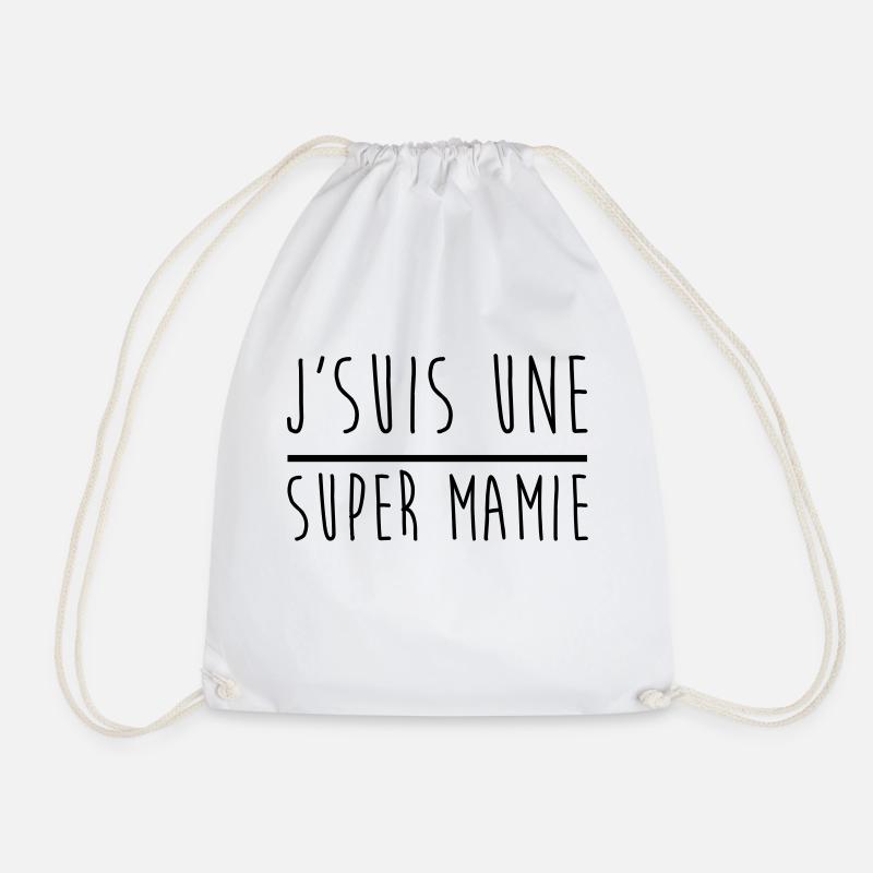 j'suis une super mamie , cadeau grand-mère - Sac de sport léger - blanc